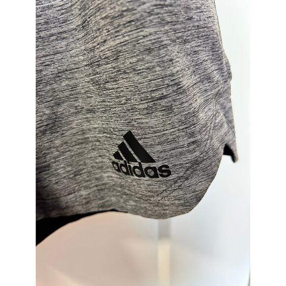 Adidas Men's Vented Athletic Pull-On Shorts 9" Inseam Running Grey Size Medium - Picture 4 of 14